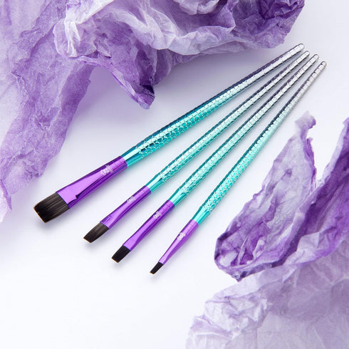 Royal & Langnickel Mythos, 4 pc Mermaid 304 Shader Craft Brush Set for All Painting Mediums...