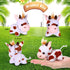 Stuffed Cows, 12 Pieces Assorted Toy Figures, Plush Animals for Holiday Back to School Party Favors, 3.2 x 3 Inch...