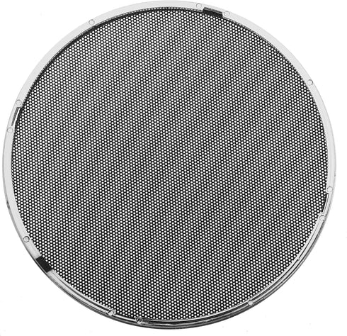 X AUTOHAUX 2pcs 6.5 Inch Car Metal Audio Speaker Grill Cover Mesh Woofer Horn Guard Decorative Circle Grille Protector Silver Tone...