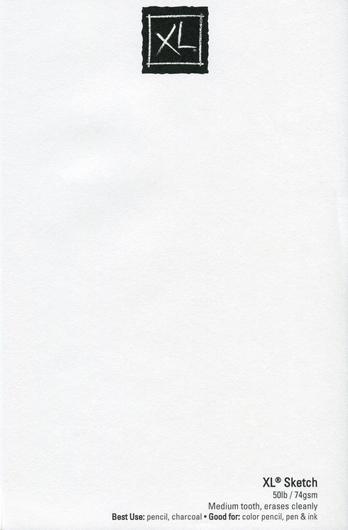 Canson XL Series Sketch Pad, 5.5” x 8.5”, Fold-over Cover, 100 Sheets (100510938)...