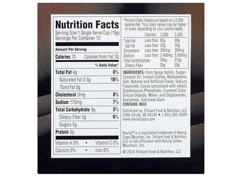 Indulgio English Toffee Single Serve medium roast Brew Cups, 12 count...