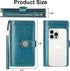 Lavemi Womens Large Capacity Genuine Leather RFID Blocking Wallets Wristlet Clutch Card Holder...