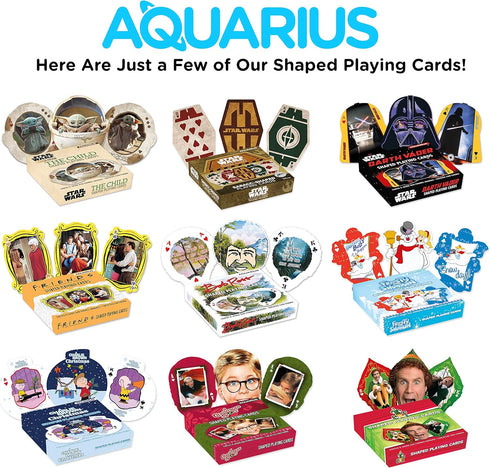 AQUARIUS IT Chapter 2 Shaped Playing Cards - IT Chapter 2 Themed Deck of Cards for Your Favorite Card Games - Officially Licensed IT Movie Merchan...