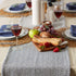 DII Woven Basic Tabletop Collection Chevron Table Runner, 15x72, French Blue...