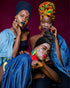 Ankara African Print Soft Headwraps Headband Long Hair Head Wrap Scarf Turban Tie Jersey Knit African head wraps...