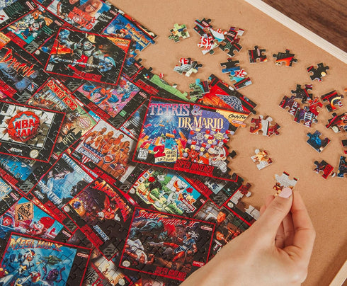Toynk Super Never Ending Showdowns Retro Video Games 1000-Piece Jigsaw Puzzle for Adults, Kids, Interactive Brain Tease Toys & Games, Home Activit...