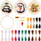 WATINC Embroidery Kits for Beginners 3 Cross Stitch DIY Kits with Embroidery Fabric Patterns Hoop Threader Instruction Needlepoint Starter Kits Ed...
