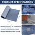 Blue Jeans Denim Patches 4 Rolls, Inside and Outside Iron On Patches, Jean Patches?Blue Denim Iron On Patches, for Jeans Clothing Hole Repairing a...