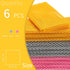 6Pcs Dish Wash Net,Innovative Mesh Cloth,Ultra Non-Scratch Dish Rags for Washing Dishes,100% No Odor/Quick Dry,Perfect Scrubber,Dish Sponges for W...