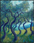 Posterizer 1 pcs-classic oil painting inspired art-wild swirling trees 2-Collectibles & Fine Art-Retro Art-Decor for Home & Office- unframed wall ...
