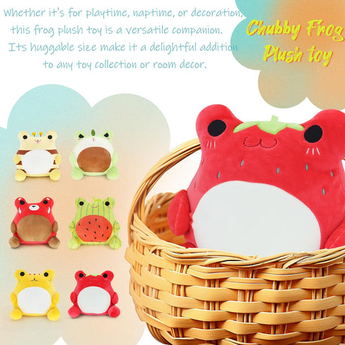 9-inch Super Soft Cute Frog Bee Kawaii Collectible Stuffed Animal Plush Toy (Bee)...