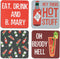 Pavilion - Bloody Mary - 4 Piece Sentiment, Pattern and Character Coaster Set With Box Holder - 4 Inch...