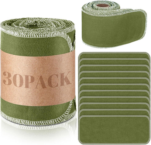 30 Pack Reusable Bidet Towels Washable Reusable Toilet Paper Bulk Paperless Towels Rolls Flannel Cotton Treadmill Towels Cloth Wipes Bathroom Napk...