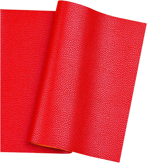 Ramya Faux Leather Sheets 7.8 inches X 53 inches (20 cm X 135 cm), Very Suitable for Making Leather Earrings, Hair Bows and DIY Crafts Projects (R...