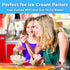 Avant Grub Super Fun, Recyclable 8oz Plastic Banana Split Boats 50 Pack. Durable, Disposable Ice Cream Sundae Dishware Bowl. Perfect Plastic Cups ...