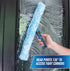 Unger Professional 18" Swivel Window Scrubber Washer for Glass and Window Cleaning, Commercial & Residential Use, Microfiber Sleevee with Scrub Zo...