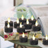 FURORA LIGHTING Black Glitter LED Tealight Candles Pack of 12, Flameless Flickering Tealight Candles for Home Décor, 1.5’’(W) x 1.65’’(H), Battery...