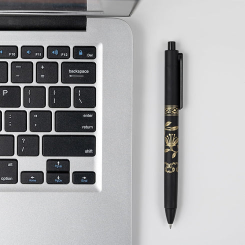 Linbsunne Gel Pens 0.7mm Black Ink Pens for Office Fine Point Pens Smooth Writing Work Pen (9-count)...