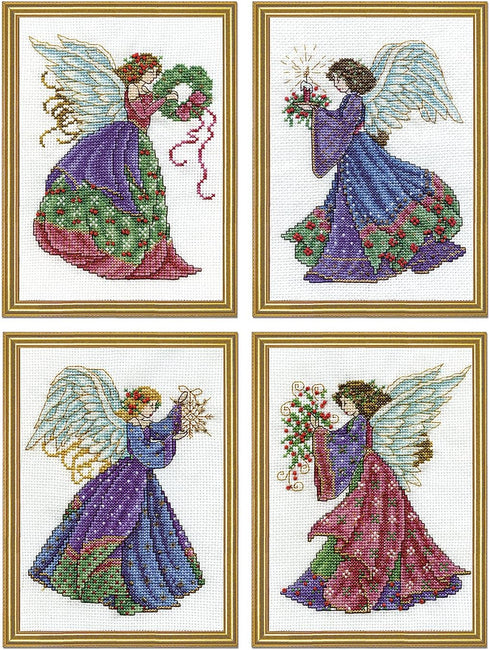 Design Works Crafts Angels Counted Cross Stitch Kit, Multi, by The Yard...