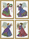Design Works Crafts Angels Counted Cross Stitch Kit, Multi, by The Yard...