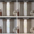 Madison Park Aubrey 2 Panel Curtain Faux Silk Paisley Jacquard, Rod Pocket Curtain for Living Room, Kitchen, Room Darkening Window Drape for Bedro...