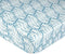 Crane Baby Soft Cotton Crib Mattress Sheet, Fitted Sheet for Cribs and Toddler Beds, Indigo Blue, 28”w x 52”h x 9”d...