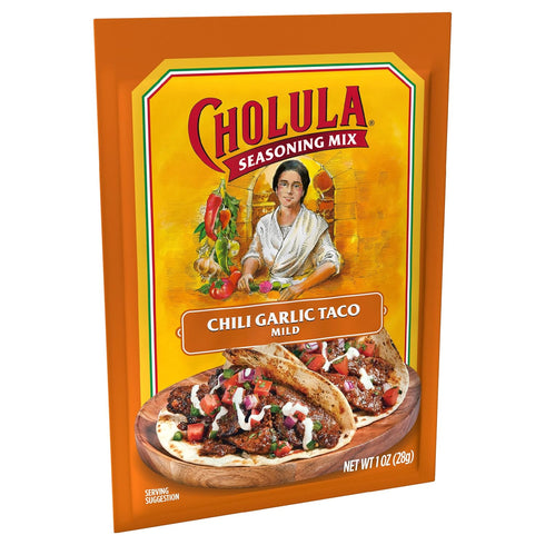 Cholula Chili Garlic Taco Seasoning Mix, 1 oz (Pack of 12)...