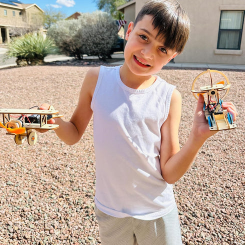 Science Kits for Kids 8-12-14 - Stem Kits for Kids Age 8-10 - DIY Kits Puzzles for Kids, Solar Power & Electric Engineering Kit - Perfect STEM Toy...