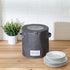 Honey-Can-Do 10-Inch Round Dinnerware Storage Box, Gray SFT-09236 Grey...
