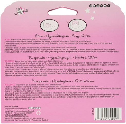 Hollywood Fashion Secrets Breast Lift Tape...
