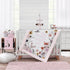 NoJo Keep Blooming Pink, White, Purple and Gold Floral Super Soft Changing Pad Cover...