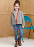 Simplicity Children's and Girls' Relaxed Fit Lined Jacket Sewing Pattern Kit, Design Code S9831, Sizes 7-8-10-12-14, Multicolor...