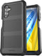 ENCASED Falcon Armor for Samsung Galaxy A13 5G Phone Case with Built-in Screen Protector (Black)...