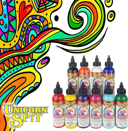 Unicorn SPiT 5770006 Gel Stain and Glaze, Zia Teal 4.0 FL OZ Bottle...