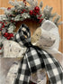 Lumberjack Ribbon,4" Wide x 10 Yards, Black White Buffalo Check Ribbon - Fuzzy Flannel : Lumberjack Party Supplies :...