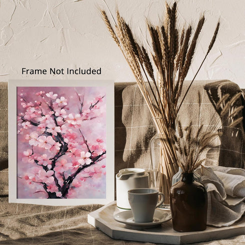 Posterizer 1 pcs-floral- plants design for nature lovers-oil painting style 9-Floral & Botanical Art-Landscape & Nature Art-Decor for Home & Offic...