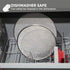 Splatter Guard for Frying Pan & Food Strainer and Universal Cookware 13" - Stops Hot Oil Splash - RED Handle - Splatter Screen for Cooking...