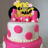 Glitter Gold Pink One Cake Topper for Girls First Birthday Minnie Party Cake Decorations...