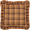 VHC Brands Prescott Plaid Cotton Rustic Square Pillow 16x16 Filled Bedding Accessory, 16" x 16"...