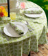 DII Green Lattice Outdoor Tabletop, Collection Stain Resistant & Waterproof, 60" Round w/Zipper, Green...