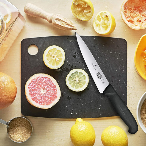 Victorinox Swiss Army 5.2003.15-X8 Fibrox Straight Chef's Knife Black 6 in...
