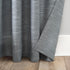Clean Window Basketweave Anti-Dust Allergy/Pet Friendly Sheer Curtain Panel, 50" W x 96" L, Vintage Blue...