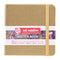 Tarrence Art Creation Sketchbook, Drawing Notebook, 4.7 x 4.7 inches (12 x 12 cm), White Gold, Thickness 4.9 oz/yd², Fine, Acid-Free Paper, 80-She...