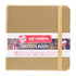 Tarrence Art Creation Sketchbook, Drawing Notebook, 4.7 x 4.7 inches (12 x 12 cm), White Gold, Thickness 4.9 oz/yd², Fine, Acid-Free Paper, 80-She...