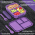 Bento Box Adult Lunch Box,Kids Child Lunch Box-Leak-Proof Bento Box with Utensil,Lunch Containers for Adults Men Women with 4 Compartments,Microwa...