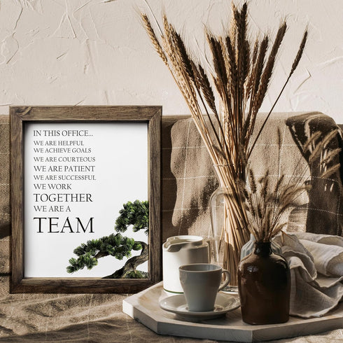 Posterizer 1 pcs-team work inspiring art-Workplace & Office Art-Quotes and Poems- Gift for Boss, Manager -Gift for Entrepreneurs-décor for office ...
