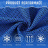 12 Pieces Cooling Towels for Hot Weather Soft Breathable Cold Towel Yoga Towels for Sweat, Sports, Workout, Fitness, Gym, Running, Travel Camping,...
