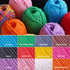 3 Pack Crochet Yarn with Crochet Hook - Worsted Medium Yarn for Crocheting - Easy-to-See Stitches Cotton-Nylon Blend Beginner Knitting Yarn for Ad...