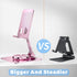 Rotatable Foldable Phone Stand for Desk, Fully Adjustable Desktop Holder Cradle Dock Compatible with iPhone 14 13 12 11 Pro Max Xr, Nintendo Switc...