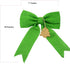Aokbean Set of 2 Wedding Decor Bows Christmas Tree Topper Bow Rustic Decor Burlap (Christmas Green)...